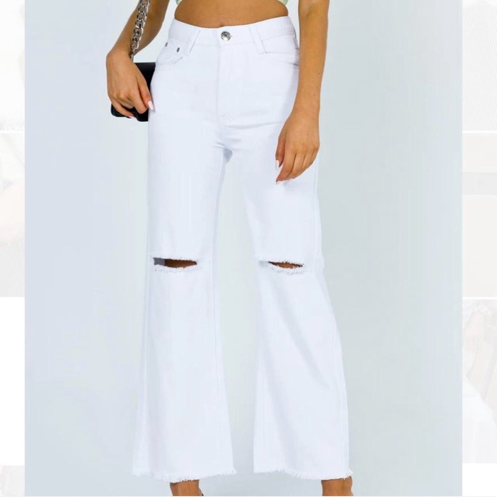 White princess polly jeans